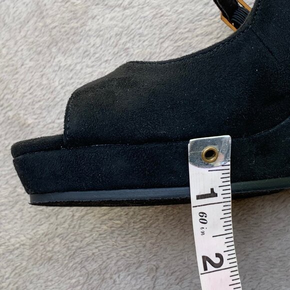 Journee Collection Skyla Strappy Peep Toe Wedge Heels - Picture 15 of 15